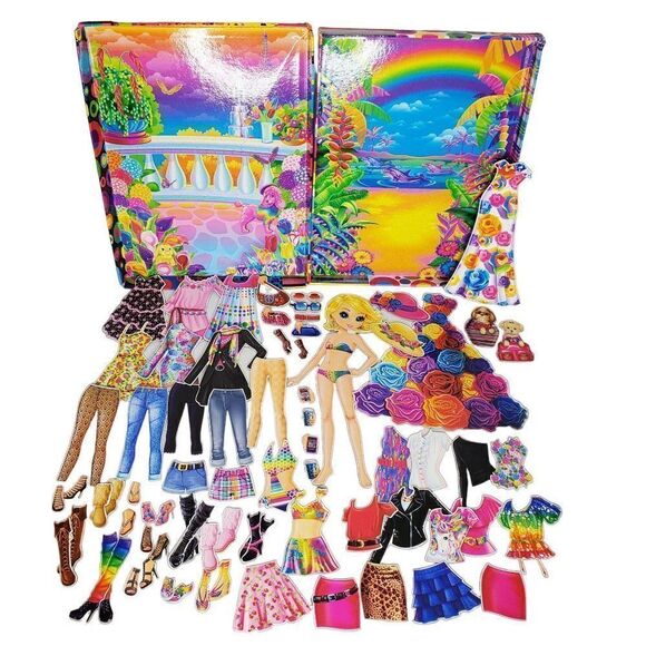 Lisa Frank Jolie-Marie Fashion Friends Magnetic Dress Play Mixed Sets SEE - Picture 1 of 11